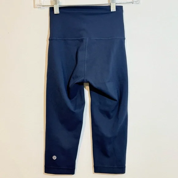 Lululemon Wunder Under Leggings Bundle | Teal & Navy High Rise Luxtreme — Size 2 - Picture 3 of 11